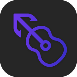 MusicHarbor Icon Minimal Dark - Blue & Purple