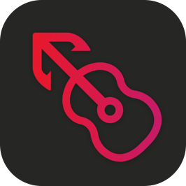 MusicHarbor Icon Minimal Dark - Red