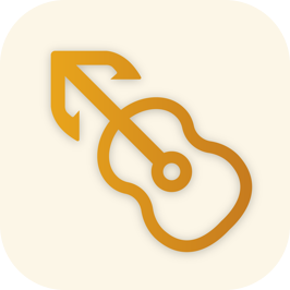 MusicHarbor Icon Minimal - Orange