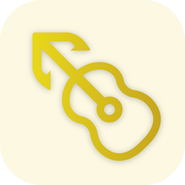 MusicHarbor Icon Minimal - Yellow
