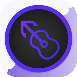 MusicHarbor Icon Original - Blue & Purple