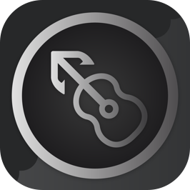 MusicHarbor Icon Original - Chrome Dark